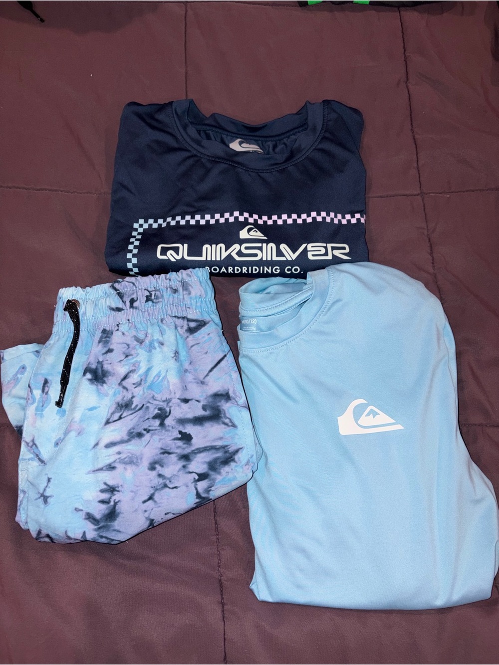 Quiksilver Kids Boys Medium 3 piece Swim